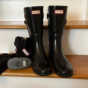 Hunter boot & Boot socks.